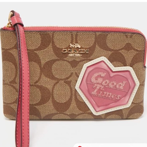 Coach Handbags - See New Listing —💌 NWT* COACH Disco Patch *Good Times* Signature Coated Canvas